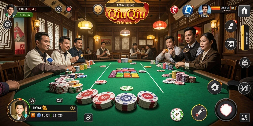 Tampilan gameplay menarik dari 116X dalam permainan QiuQiu.