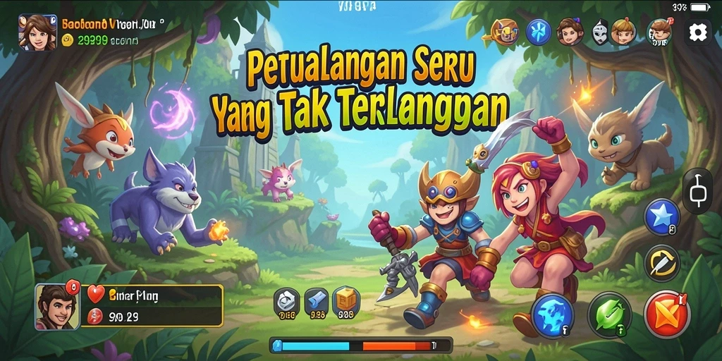 Tampilan gameplay 99RP yang menampilkan petualangan mendebarkan.