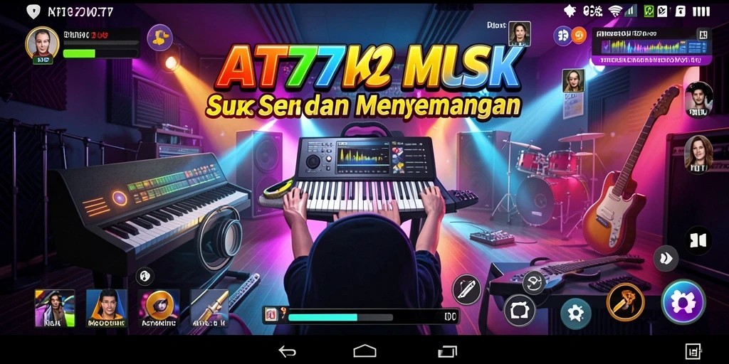 Gameplay seru dari AT777 dengan fitur interaktif musik.