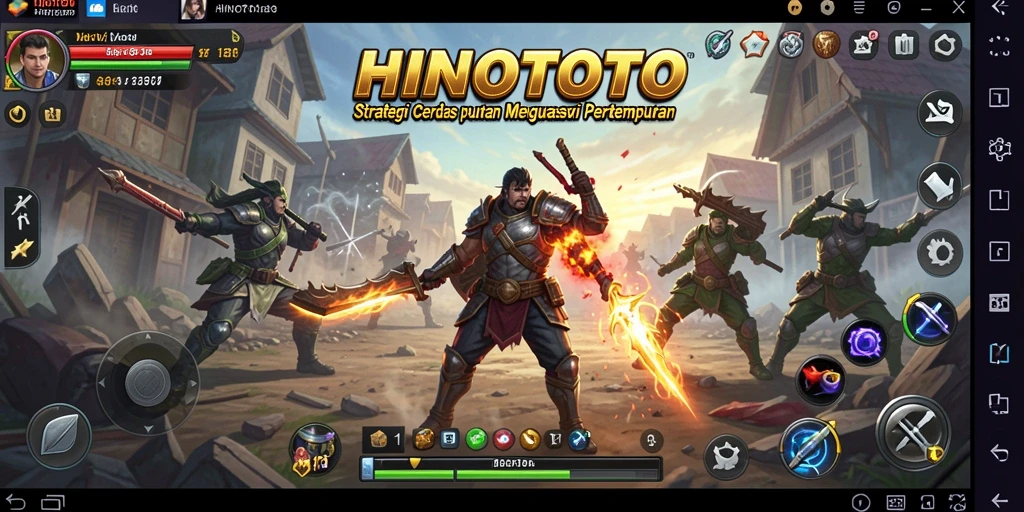 Tampilkan strategi cerdas dalam pertempuran HINOTOTO dengan grafis yang menawan.