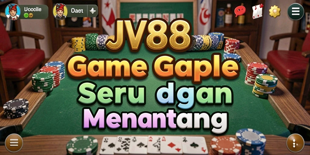 Tampilan gameplay seru dari JV88 dengan pemain yang bersaing.