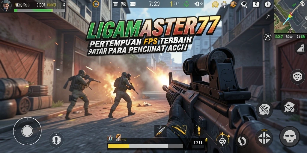 Tampilan gameplay LIGAMASTER77 dalam pertempuran yang seru dan mendebarkan.