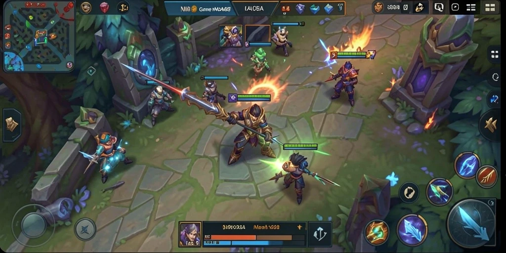 Tampilan gameplay seru dan strategis di NIRWANA88.