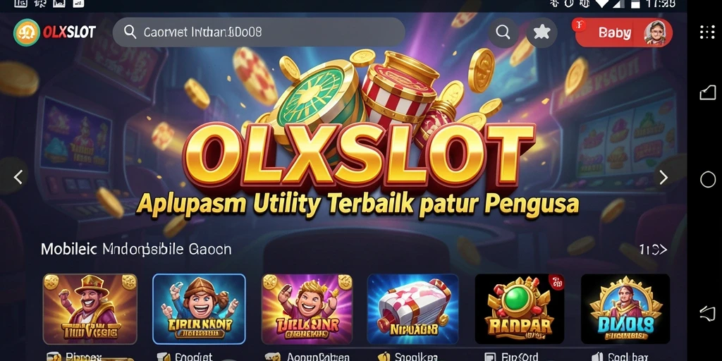 Tampilan antarmuka OLXSLOT yang sederhana dan fungsional.
