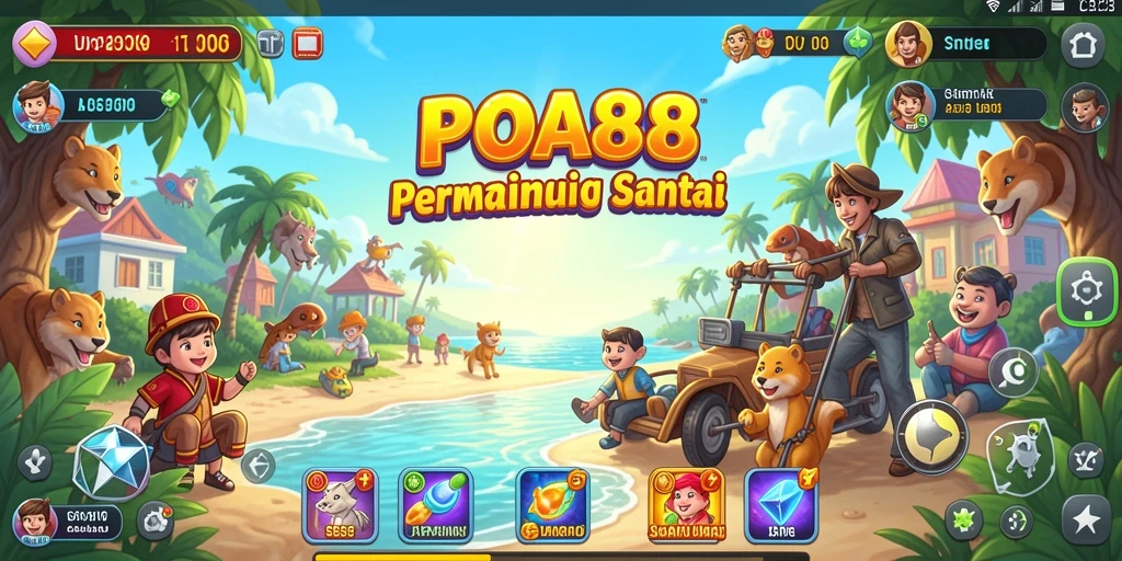 Tampilan menarik dari gameplay <strong>POA88</strong> yang menyenangkan dan interaktif.