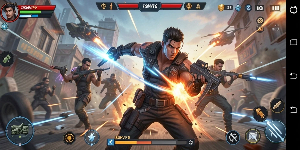 Tampilan utama gameplay RSNVIP6 yang penuh aksi dan seru.