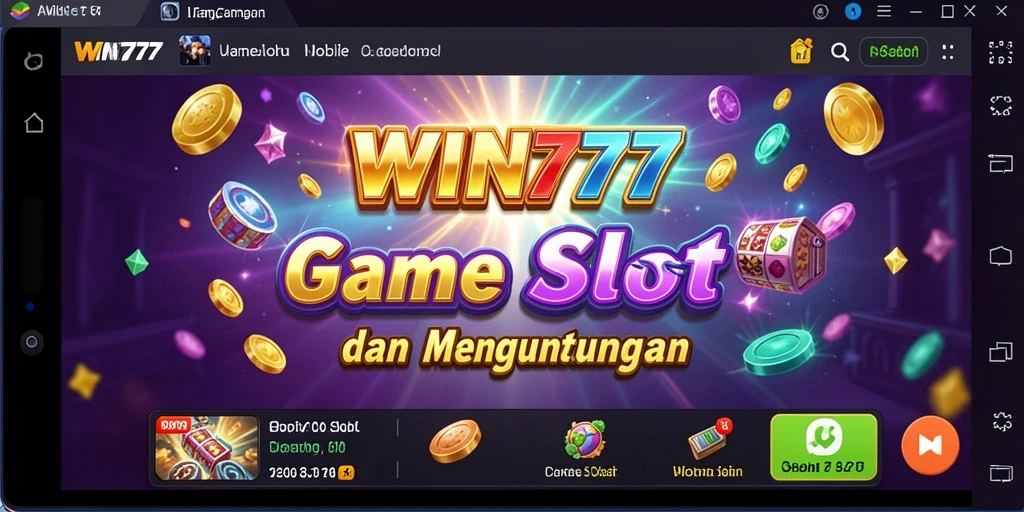 Tampilan menarik dari gameplay slot di WIN777.