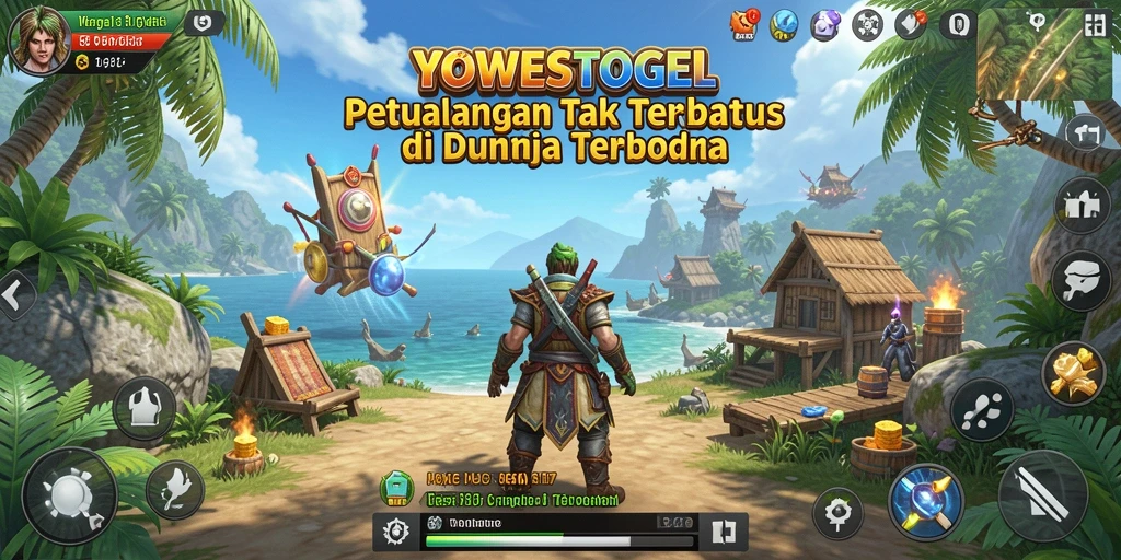 Gameplay seru di dunia terbuka YOWESTOGEL menunjukkan kebebasan menjelajah.